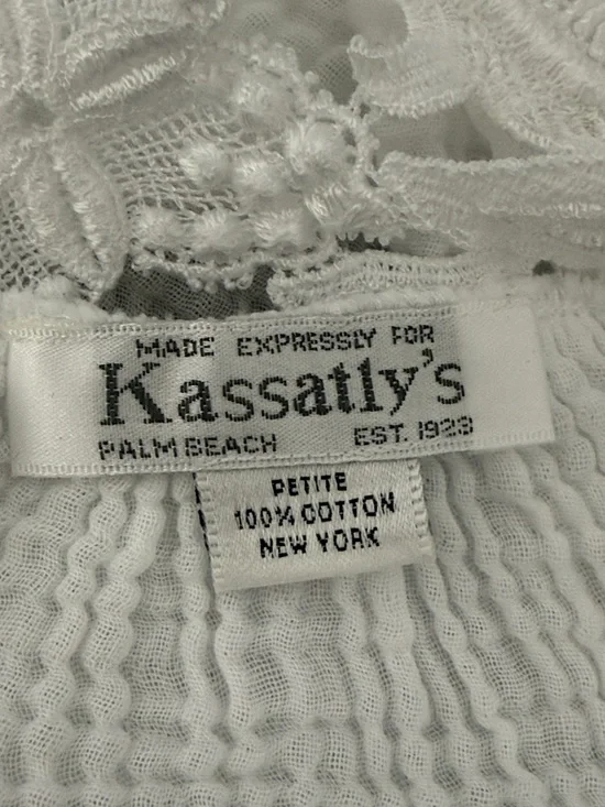 Kassatly’s Palm Beach white shift cotton nightgown dress - Picture 7 of 9